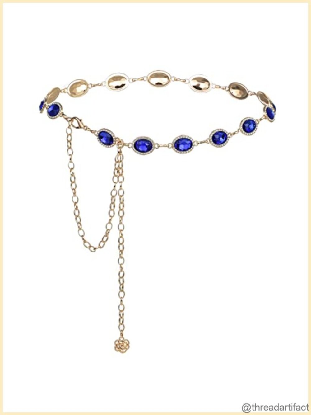PU Leather Wrap Chain Belt Tie Knot Women's Western Dress Accessory